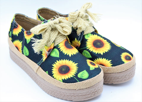 Sunflower Jute Sustainable Shoes